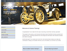 Tablet Screenshot of going-cuckoo.com